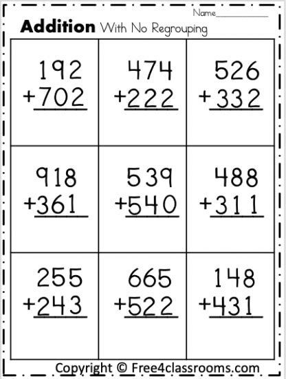 addition 3 digit without regrouping|Iba pa.